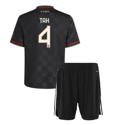 Bayern Munich Jonathan Tah #4 Tredje Kläder Barn 2025-26 Kortärmad (+ Korta byxor)
